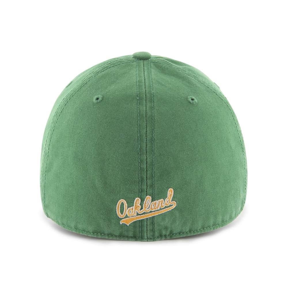 Men's 47' Brand Oakland Athletics Cooperstown Vintage Green Franchise Fitted Hat - Picture 2 of 2